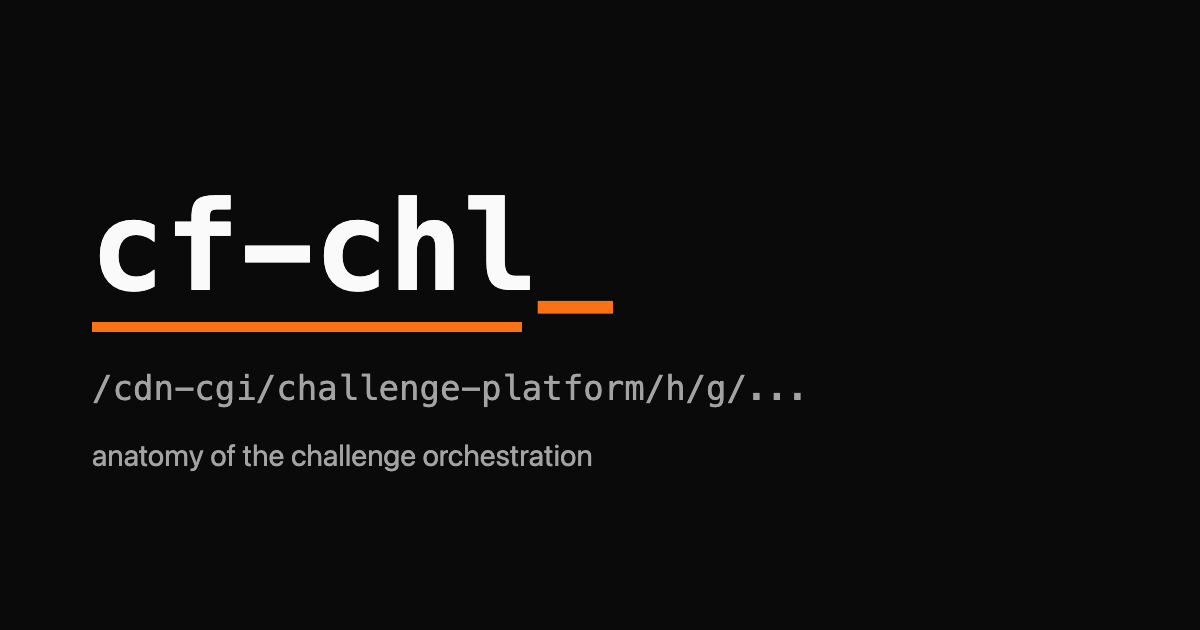 cf-chl wordmark over the challenge-platform endpoint path