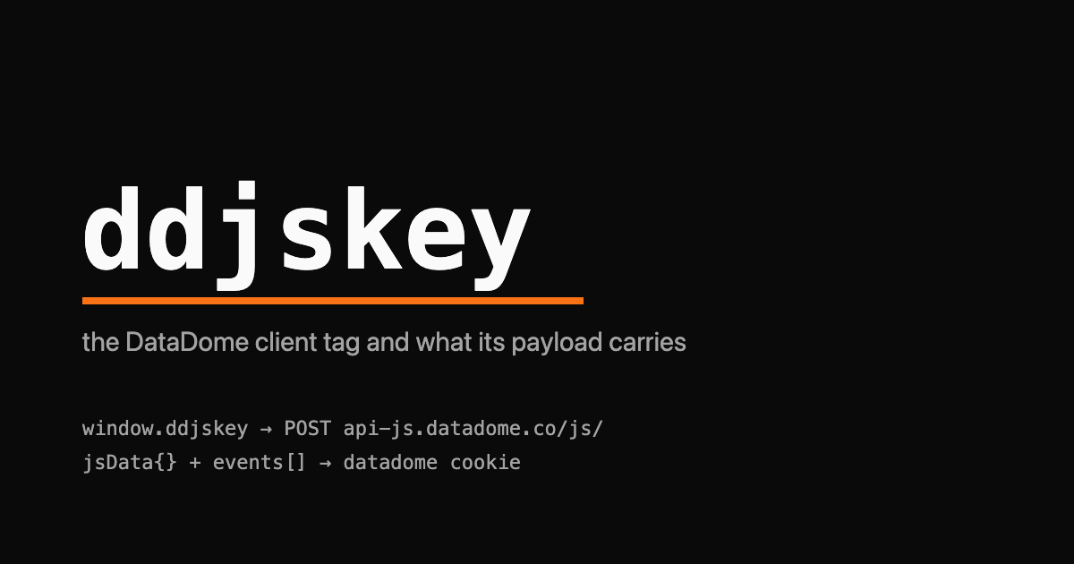 ddjskey wordmark in monospace over a dark background