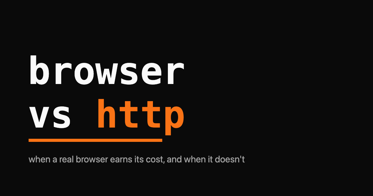 Wordmark reading browser vs http with the word http in orange